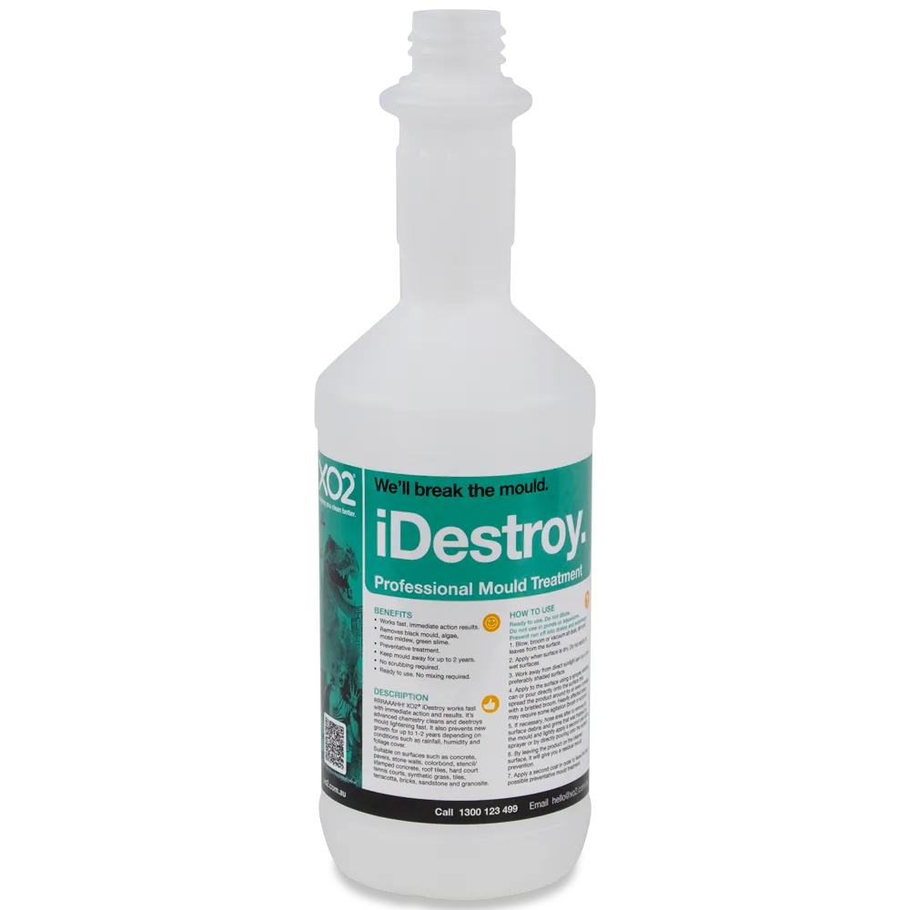 750ml iDestroy Labelled Empty Bottle - Refillable